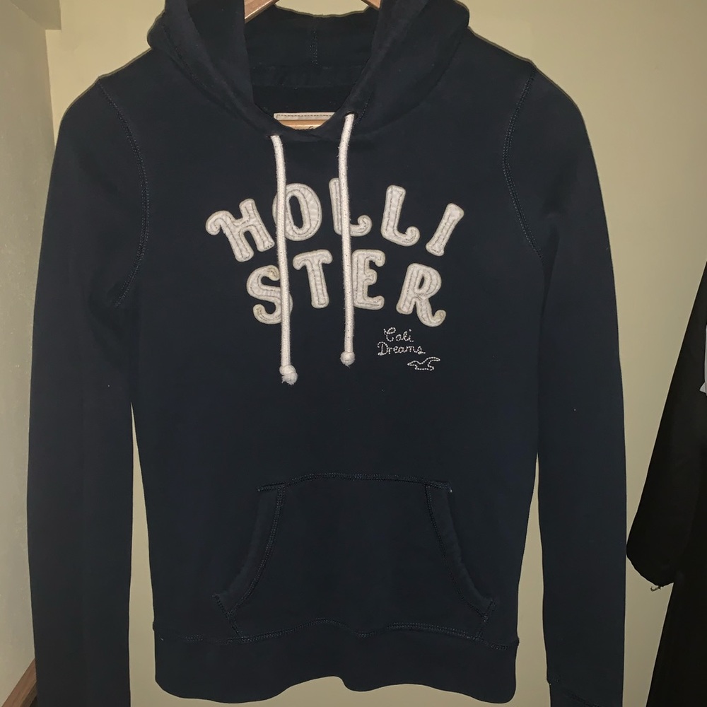 Navy Hollister Hoodie